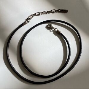 Vintage Pandora leather necklace